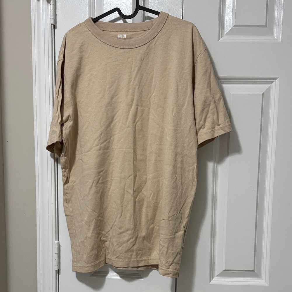 Uniqlo Tan Men's Short Sleeve Tee